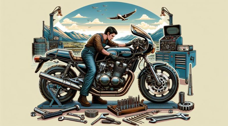 Épopée mécanique : restauration et valorisation d'une légendaire Honda CBX 1000